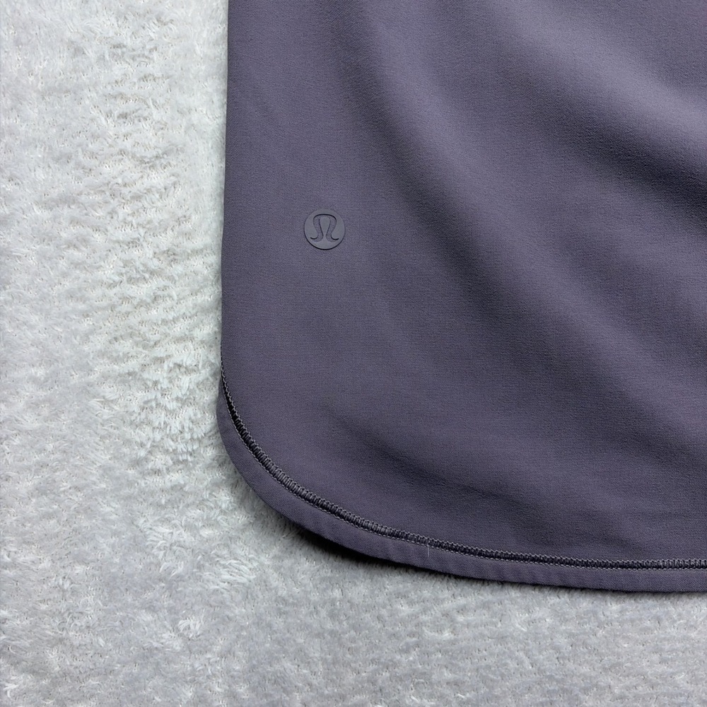 Lululemon On the Fly Skirt Womens 4 Purple Woven Travel Activewear Drawstring - Picture 4 of 8